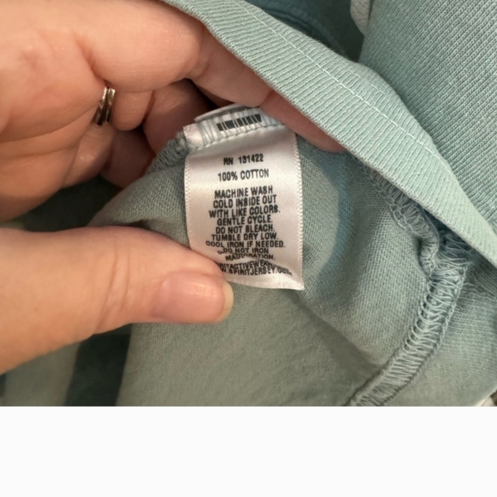 NWT Spirit Jersey Floral Tee in Green - Picture 3 of 6